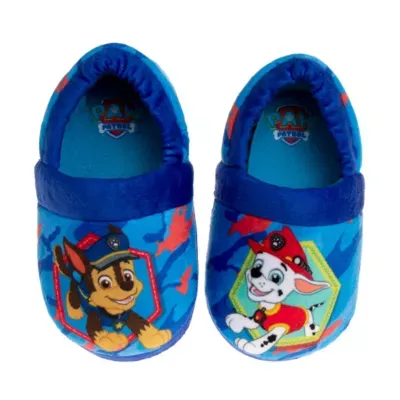 Nickelodeon Paw Patrol Marshall And Chase Toddler Boys' Dual Sizes Slippers, 7-8