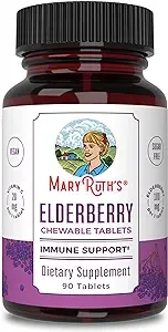 MaryRuth's, Elderberry Chewable Tablets