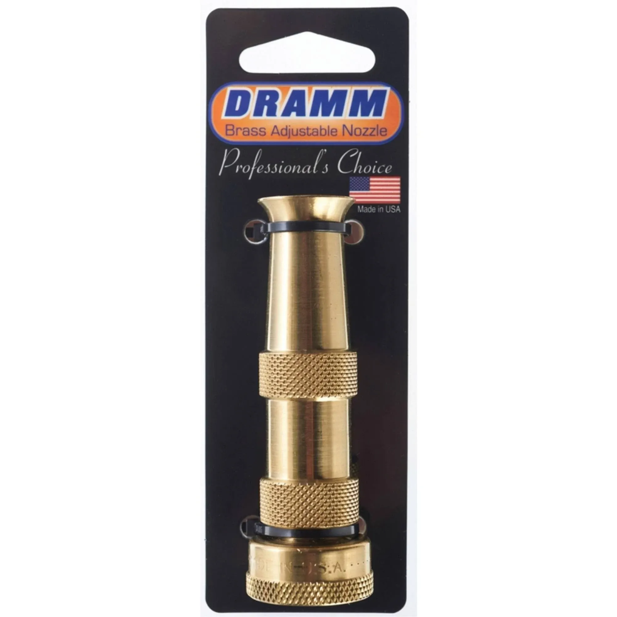 Dramm Adjustable Brass Hose Nozzle