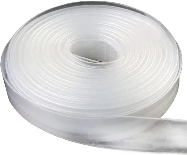 100 ft 1/2" 13mm Polyolefin Clear Heat Shrink Tubing 2:1 Ratio