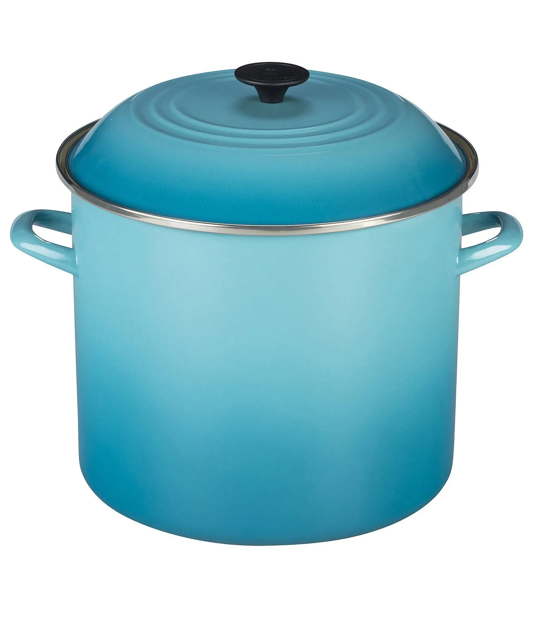 Le Creuset Enamel On Steel Stockpot | Caribbean, 16 qt.