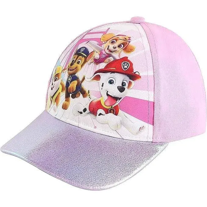 Nickelodeon Kids Baseball Hat for Toddler Girls Ages 2-4, Paw Patrol Baseball Cap, Girl's