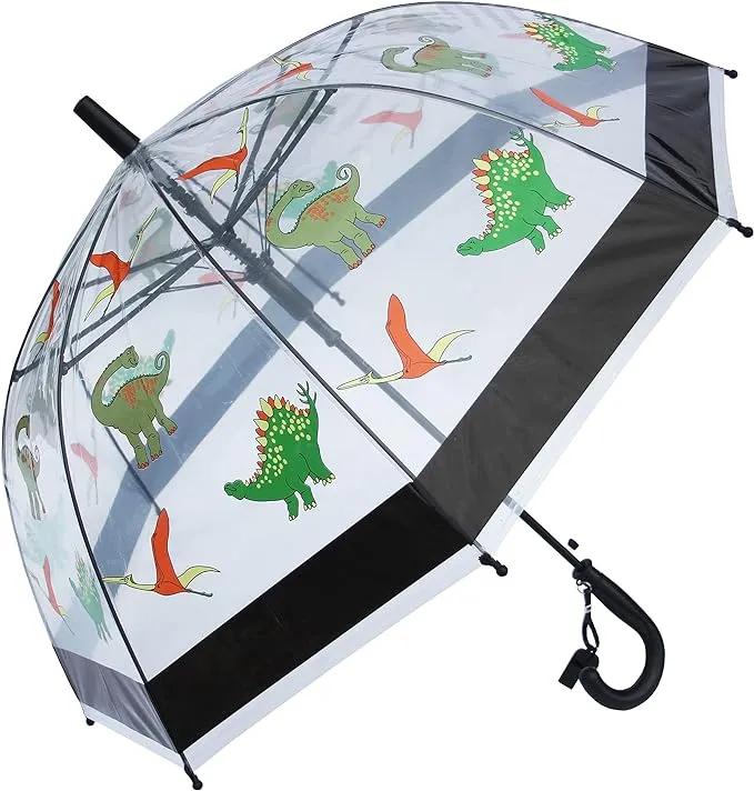 Foxfire FOX-622-65 Childrens Clear Dinosaur Umbrella - Size 1