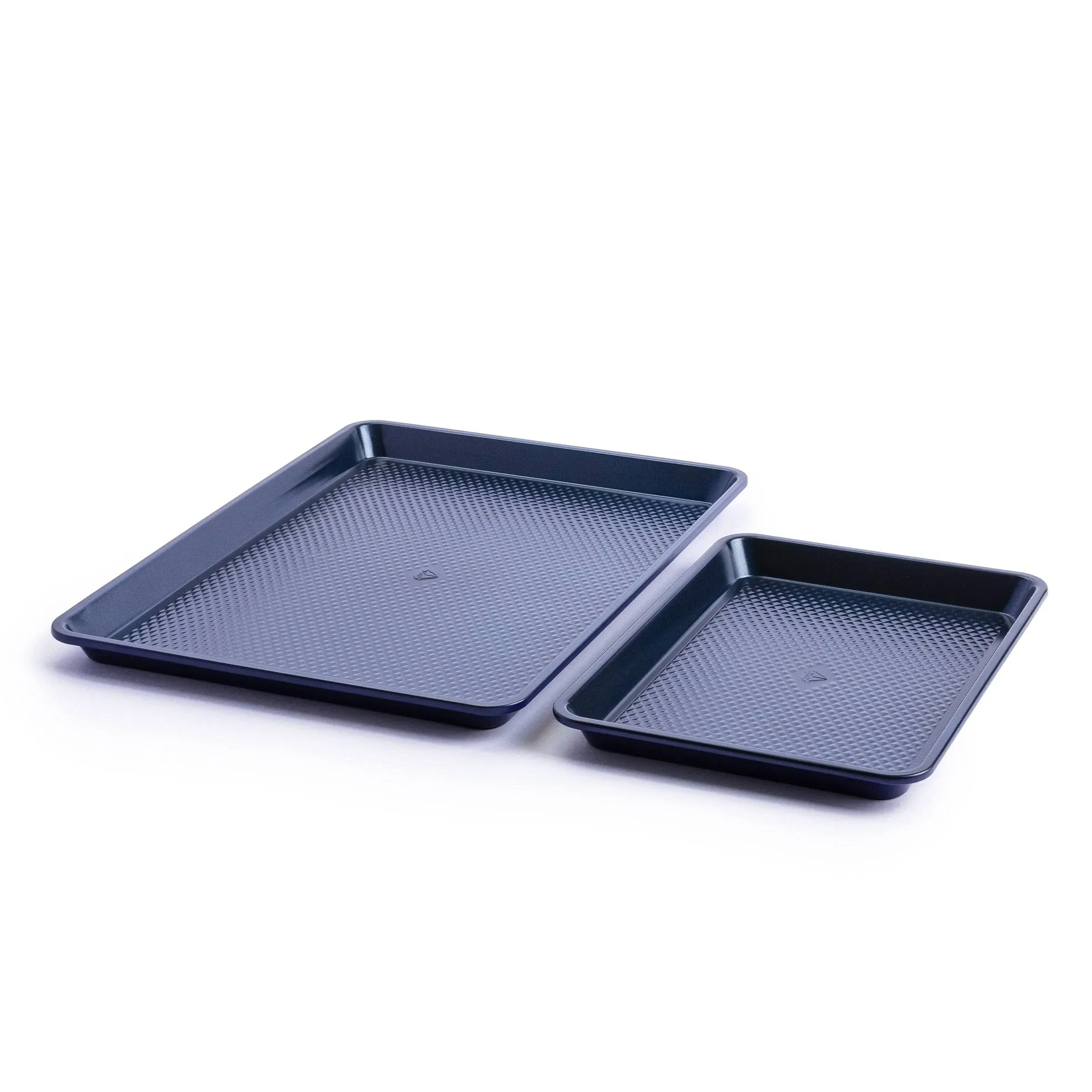 Blue Diamond Bakeware 2 Piece Cookie Sheet Set, 13&#034;x 18&#034; and 13&#034;x 9&#034;