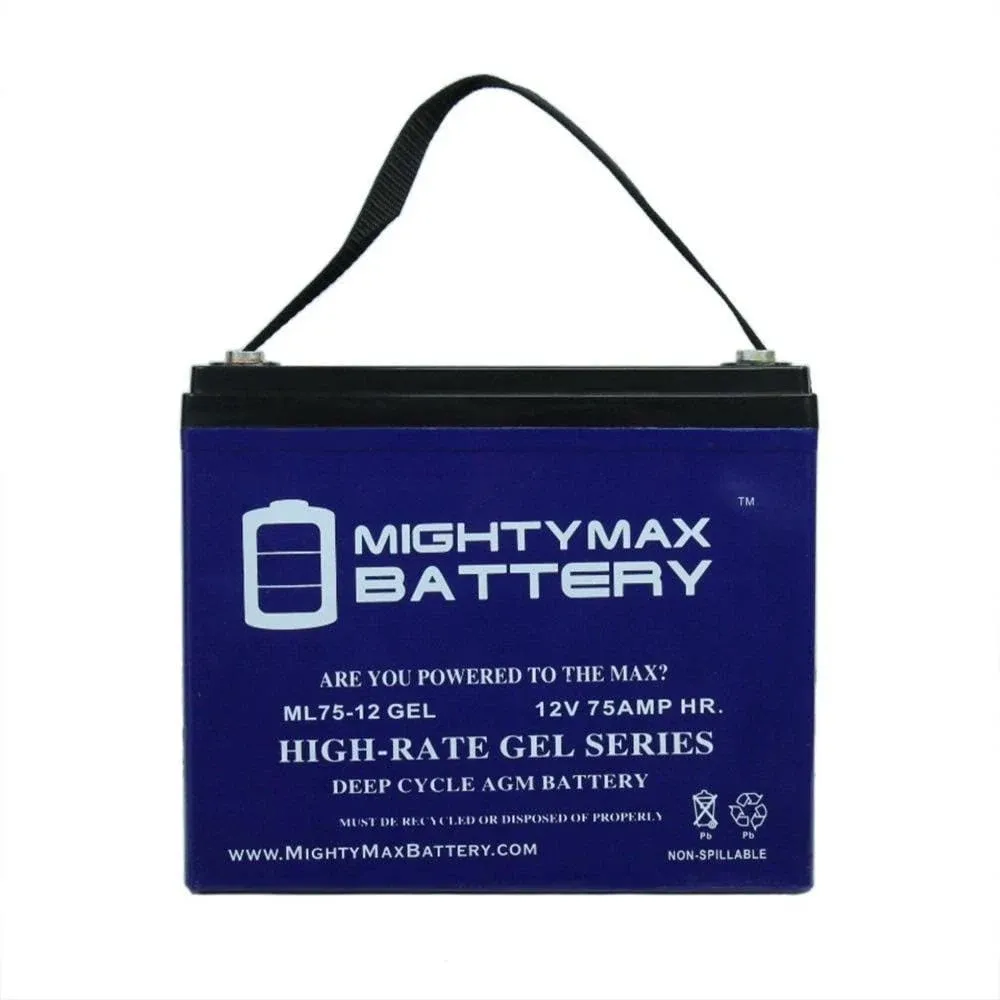 Mighty Max Battery Replacement Battery for-mK M24 SLD G FT Rechargeable Sealed Gel 12750 Backup Power Batteries Lowes.com