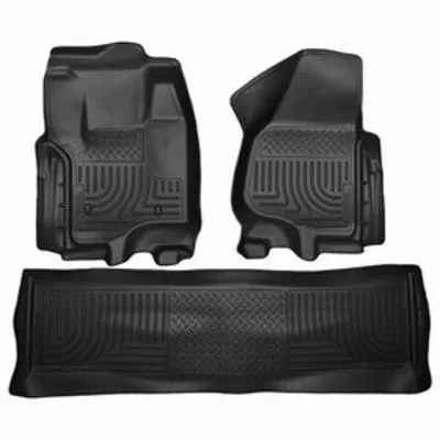 Husky WeatherBeater Front & 2nd Row Floor Liners (Black) - 99711