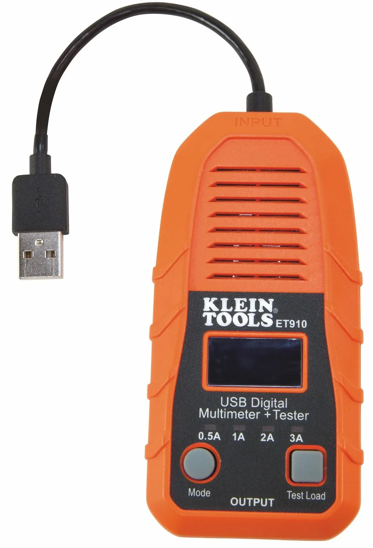 Klein Tools ET910 USB-A (Type A) USB Digital Meter and Tester