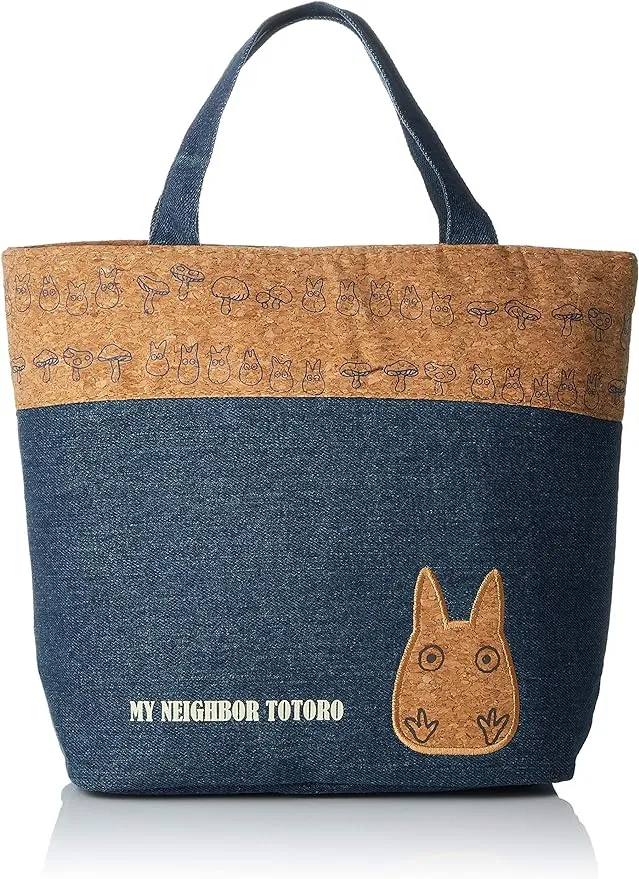 Skater Keep Cool Cork and Denim Lunch Bag My Neighbor Totoro