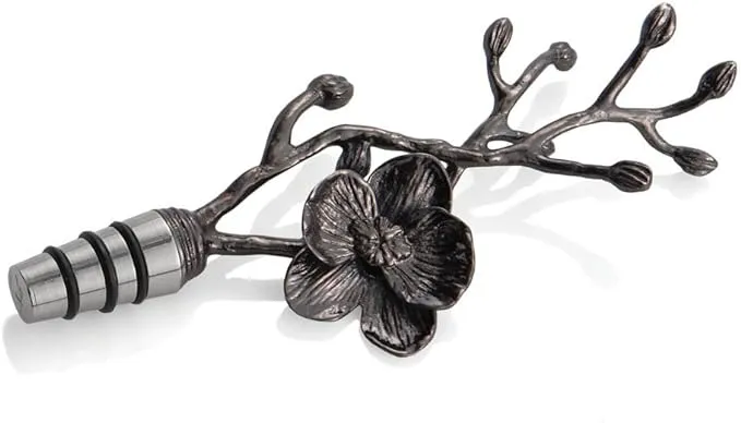 Michael Aram Black Orchid Wine Stopper