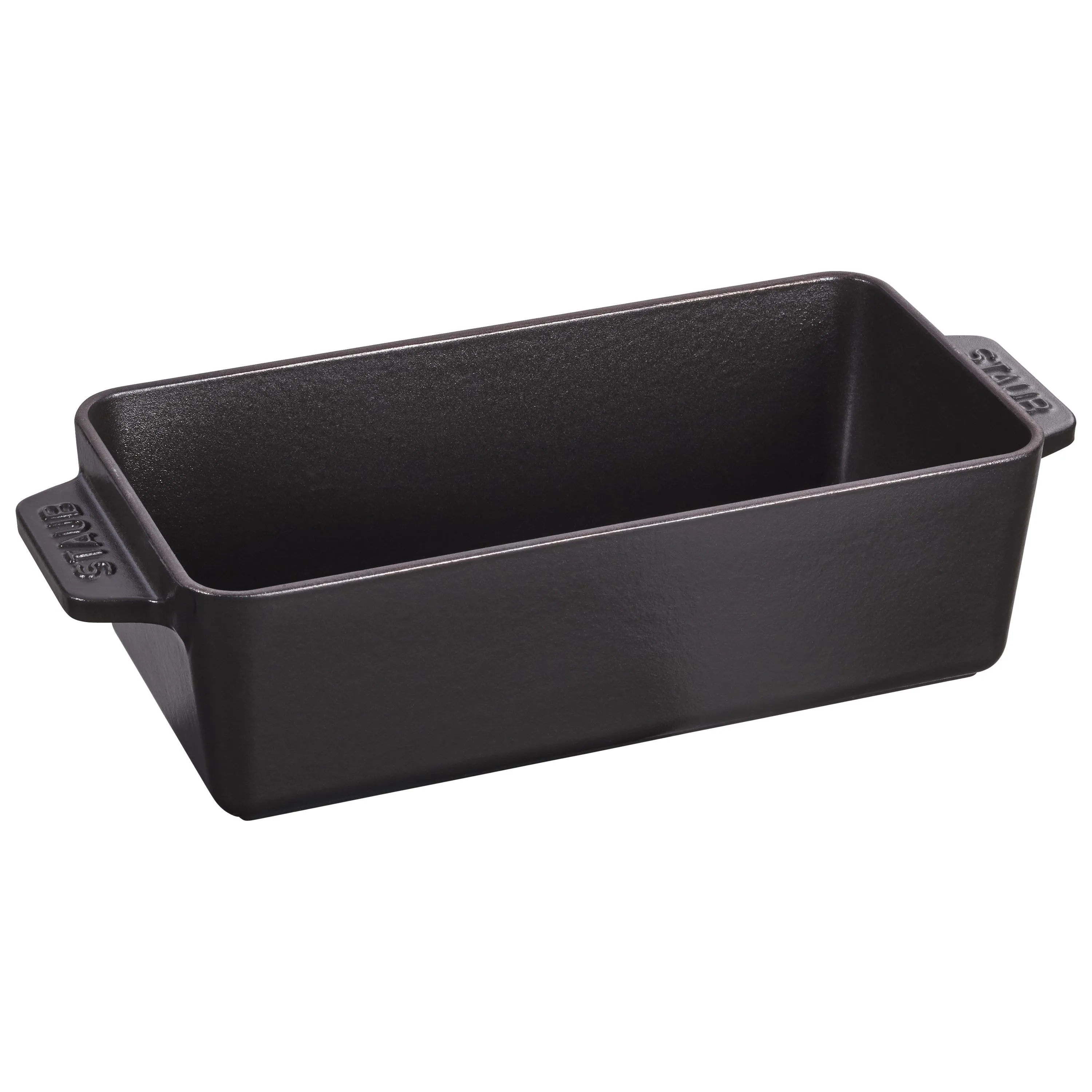 Staub Cast Iron - Specialty Items 11.25 inch x 5-inch, Loaf Pan NO LID, black matte