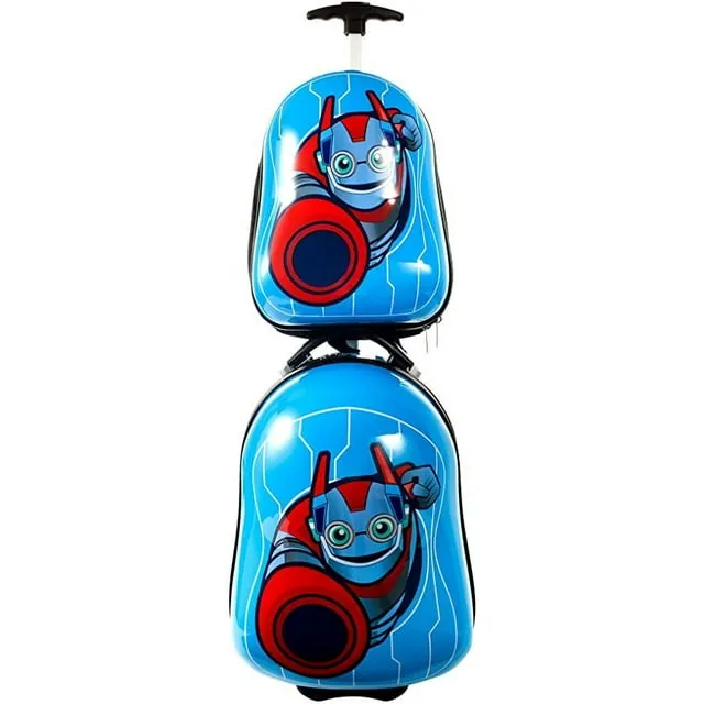 Kiddietotes Kids' 2pc Backpack & Luggage Set - Robot