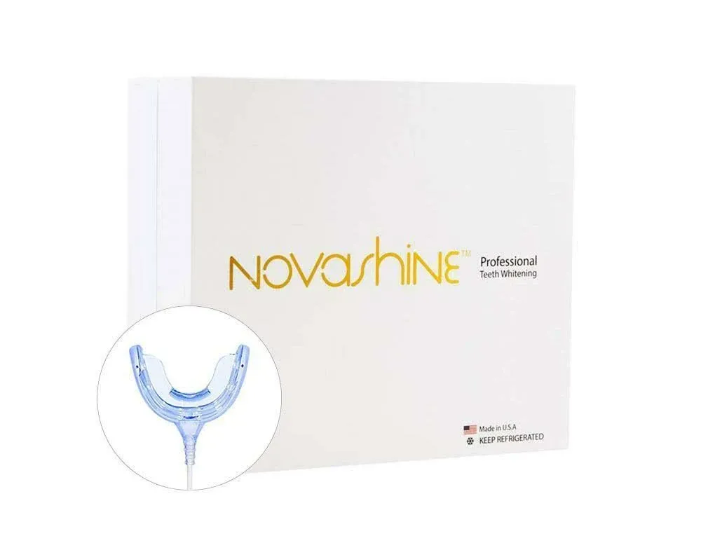 Novashine Professional Teeth Whitening Kit: Advanced Blue LED Light, Concentrate