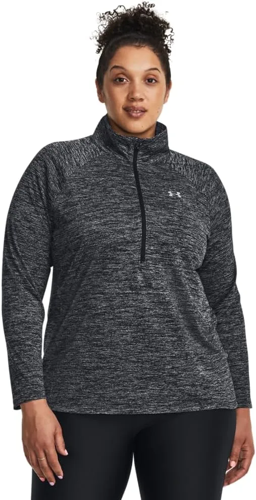 Under Armour Women's Tech Twist Zip - Black, 2x