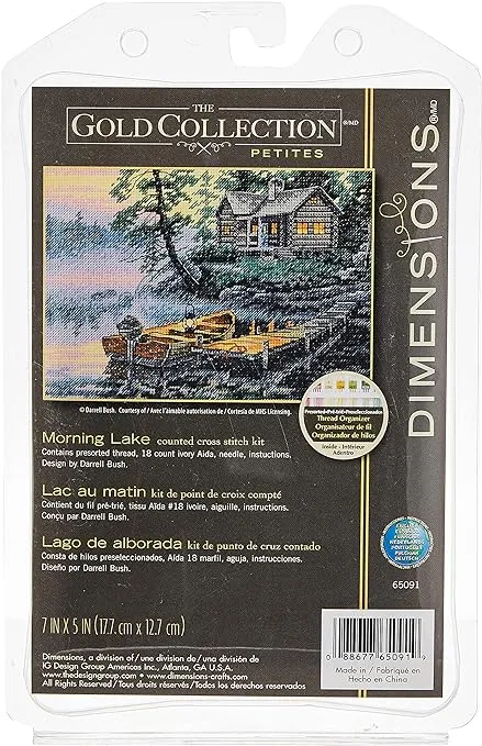 Dimensions Gold Petite Morning Lake Counted Cross Stitch Kit