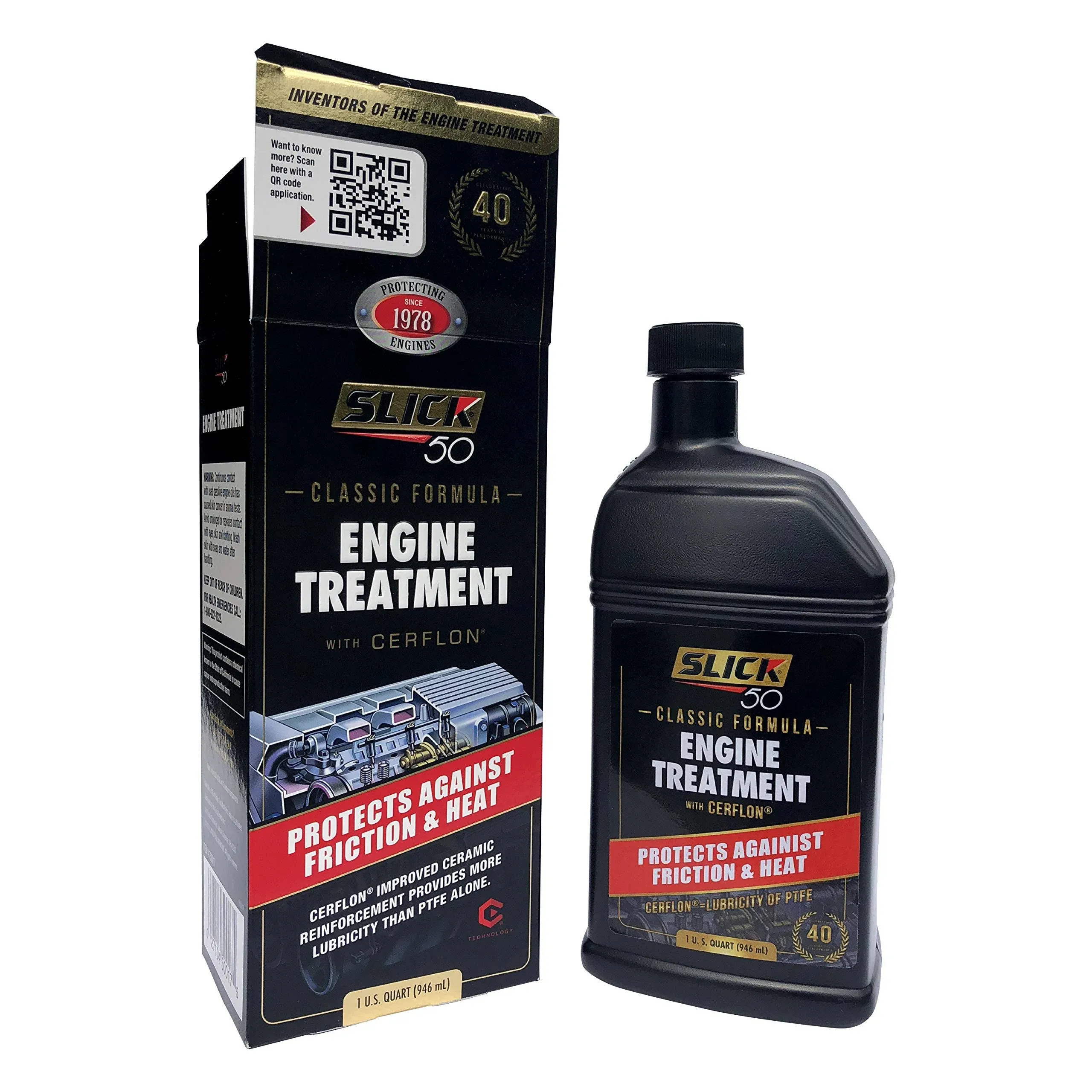 Slick 50 Original Classic Engine Treatment with Ceramic Cerflon PTFE SL-750017 32 ...