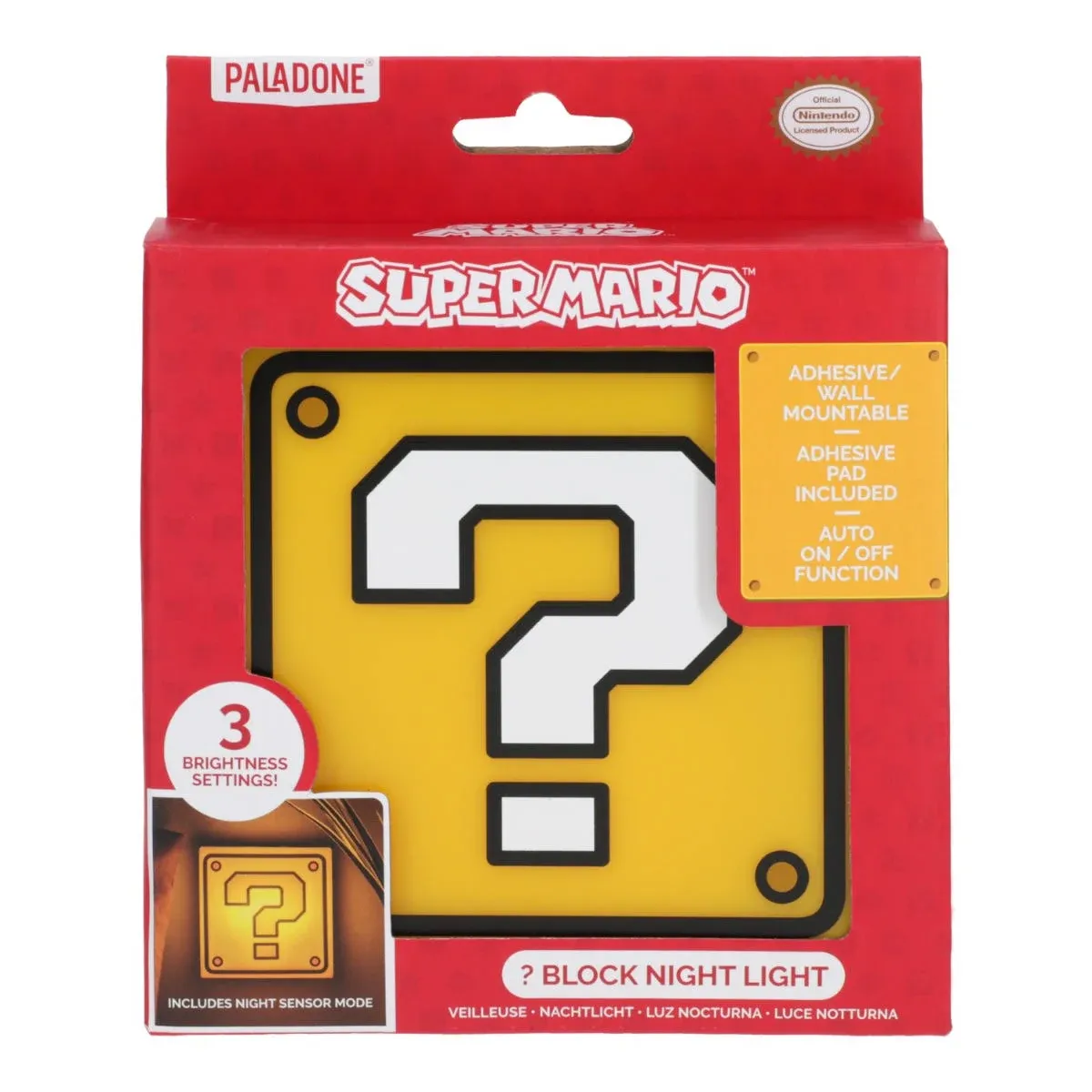 Paladone Super Mario - Question Block - Night Light