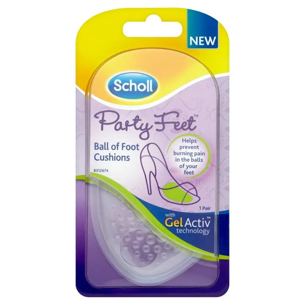 Scholl Party Feet Ball Foot Cushions 1 Pair