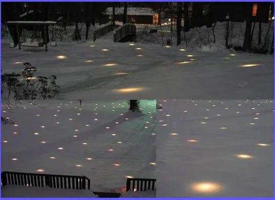 Lawn Lights Illuminated Outdoor Decoration, LED, Christmas, Covers Entire Lawn!