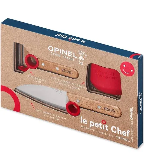 Let Petit Chef Set: Knife/Peeler/Finger Guard