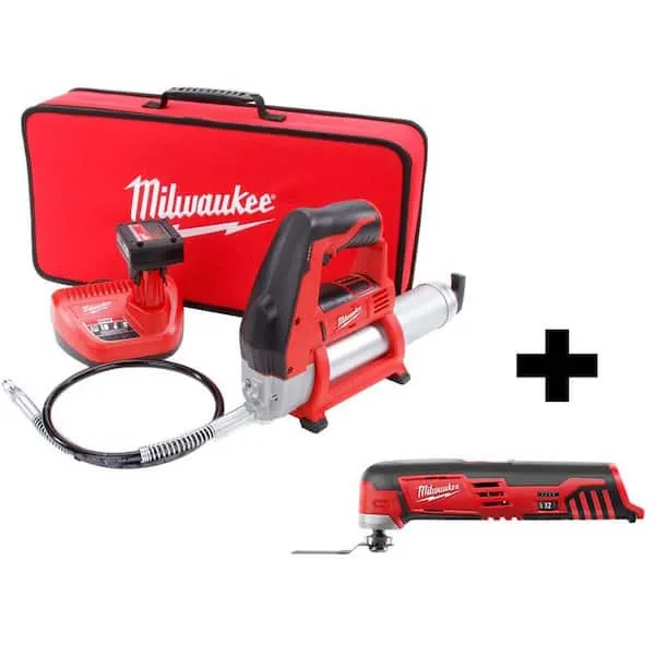 Milwaukee M12 Cordless Grease Gun 2446