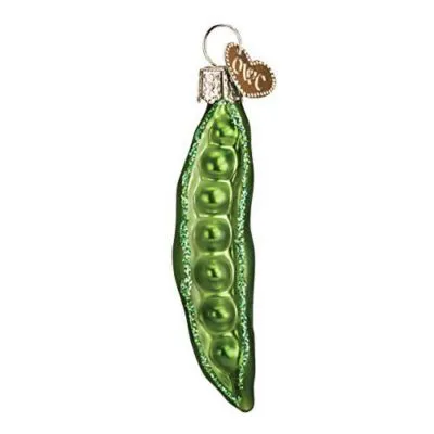 Old World Christmas Peapod Glass Blown Ornament