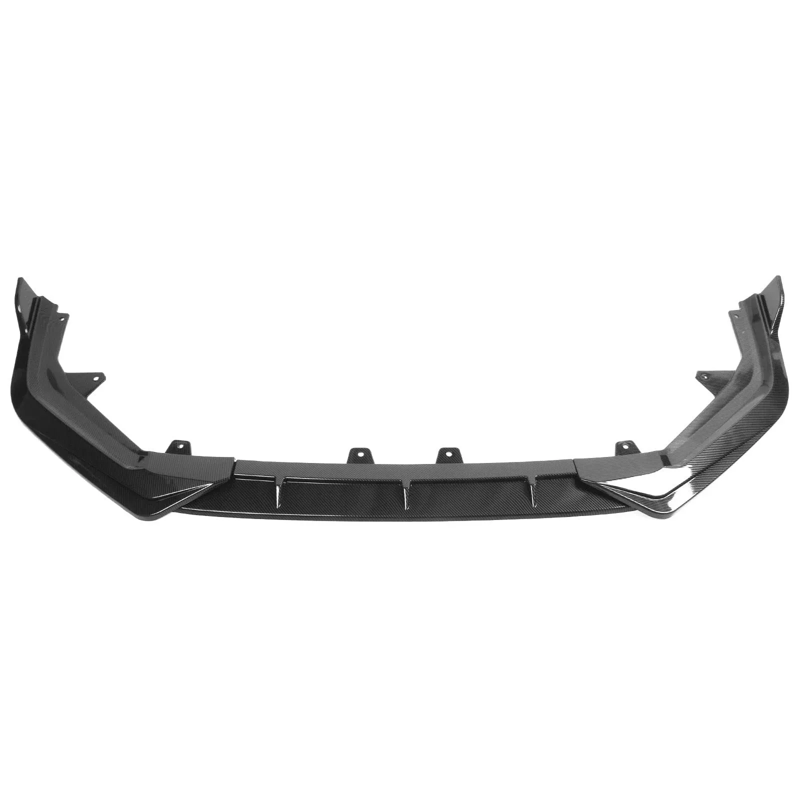 Fits 22-24 Honda Civic 11th Gen 3PC Front Bumper Lip PP Carbon Fiber Print