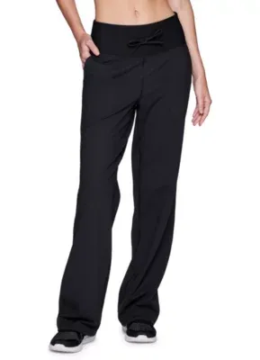 Rbx Active Women's Super Soft Everyday Wide Leg Pant, Black, Small