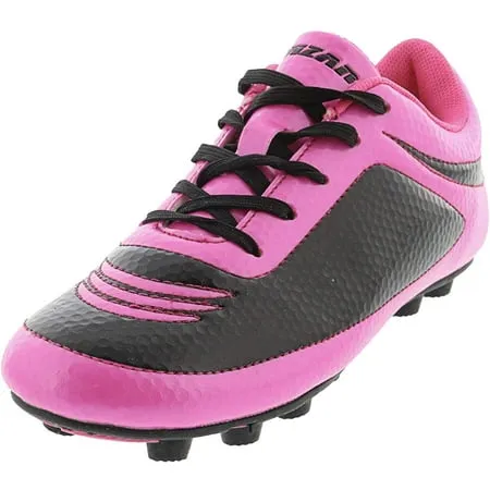 Vizari Infinity FG Soccer Shoe | Soccer Cleats Youth & Adult | Kids Soccer Cleats | Outdoor Soccer Shoes Boys & Girls | Shin guards available in Pink/Black, 3 size