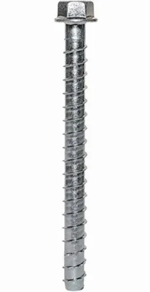 Titen HD 1/2 in. x 8 in. Mechanically Galvanized Heavy-Duty Screw Anchor (20-Pack)