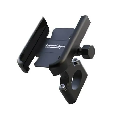 Bicycle Phone Holder Motorcycle Handlebar Mobile Phone Support Aluminum Alloy 360 Rotation MTB Road Bike Mount