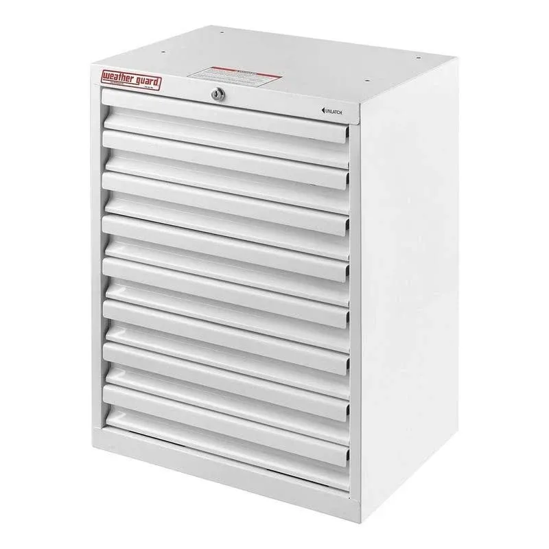 Weather Guard 9988301 Drawer Cabinet, White