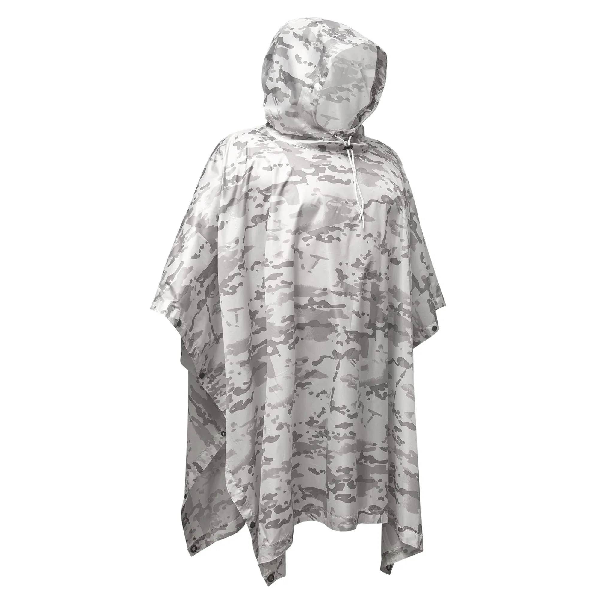 Multicam Alpine Snow Camo Winter Hooded Poncho Ultra-Thin Hunting Camouflage  | eBay