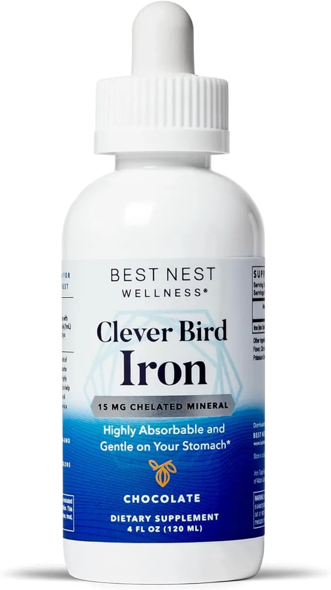 Best Nest | Clever Bird Liquid Iron (Chocolate Flavor) - 4 oz