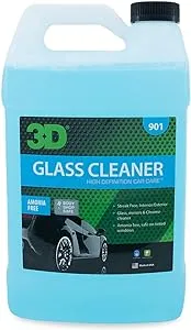 3D Glass Cleaner - Ready to Use, Tint Safe, Streak Free Glass Cleaner - Gallon