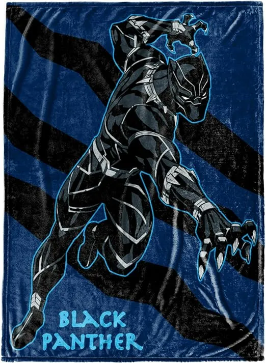 Jay Franco Black Panther Claws Out 46" X 60" Throw Blanket