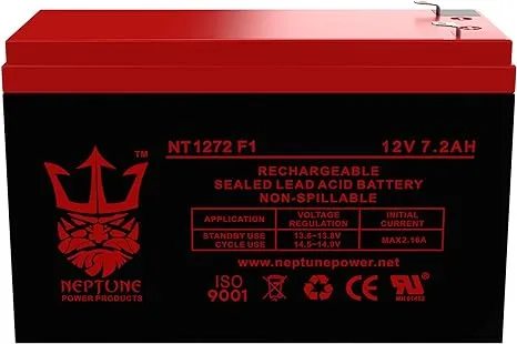 Neptune Brand Nt1270 12v 7ah Replacement Sla Battery 12v 7ah