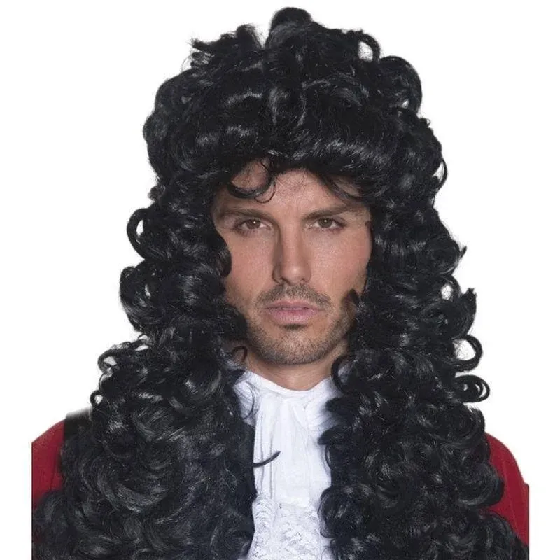 Pirate Captain Black Wig