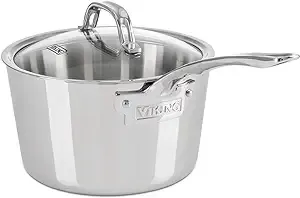 Viking Contemporary 3-Ply - 3.4 Qt. Sauce Pan w/Lid - Mirror Finish - Contemporary - Saucepans - by Chef's Arsenal | Houzz