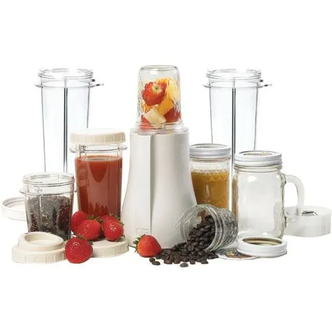 PB-350 Personal Blender for Shakes and Smoothies with Portable Blender Cups, Whi