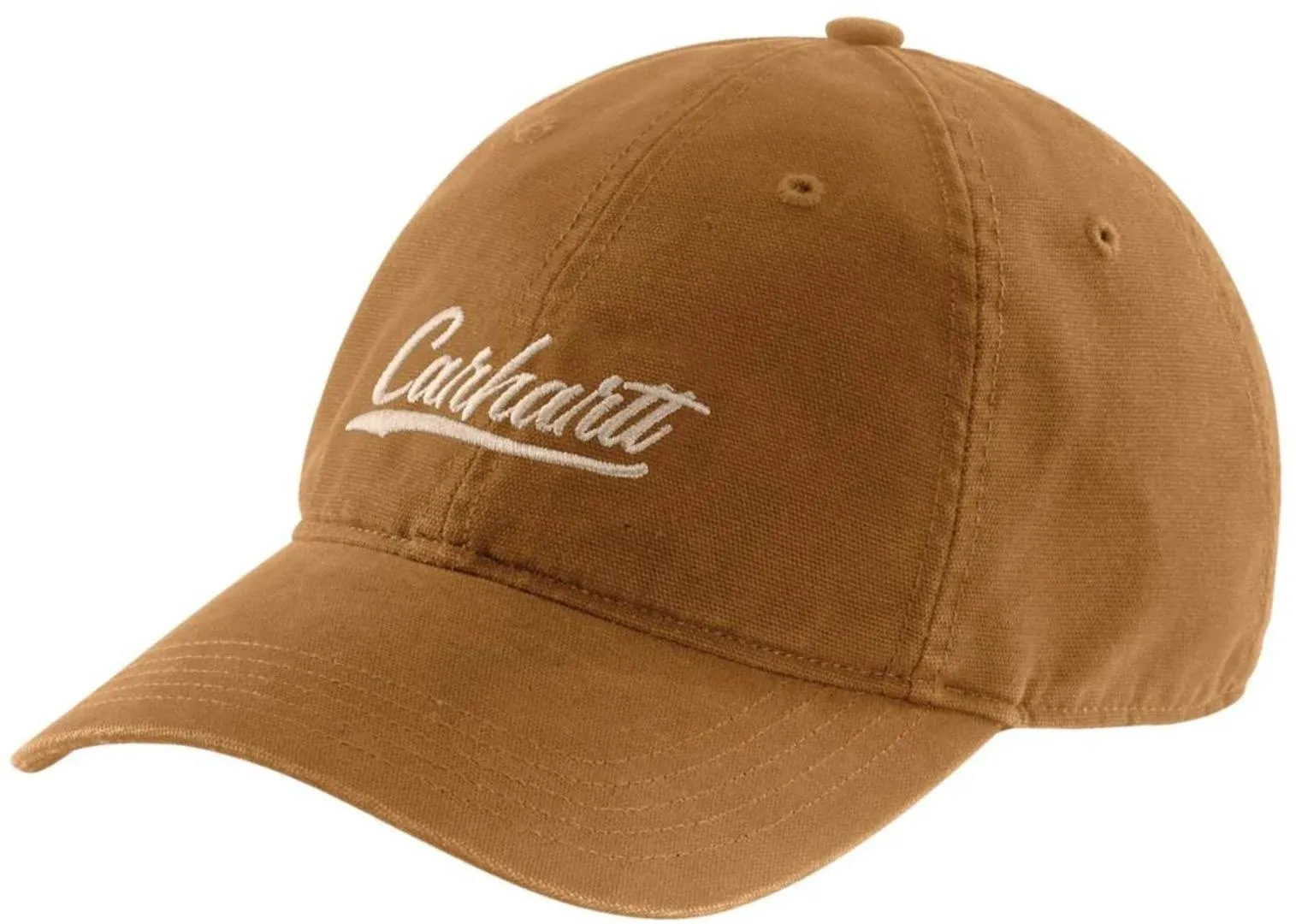 105247 Womens Canvas Script Graphic Cap