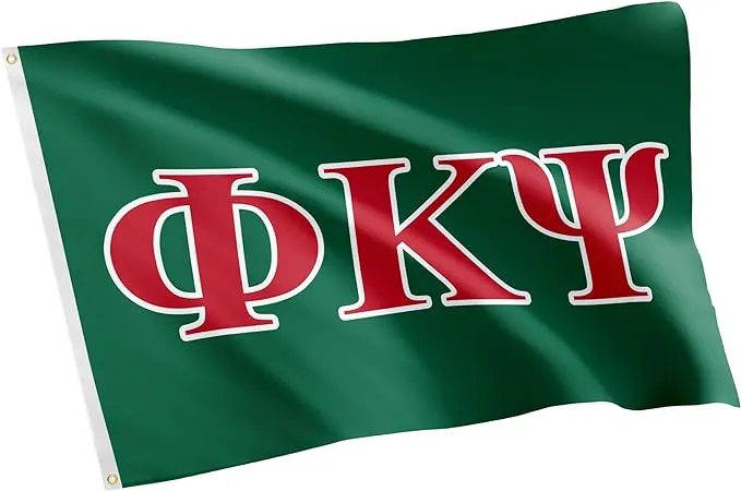 Desert Cactus Phi Kappa Psi Flag letter Fraternity Greek Banner Large 3x5 feet Sign Decor Phi Psi