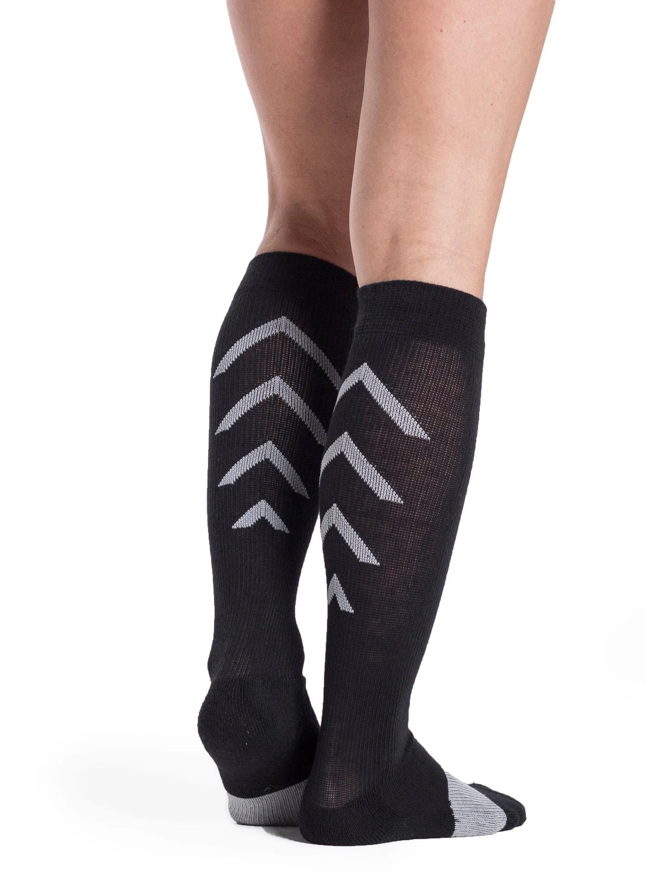 Sigvaris Athletic Recovery Compression Socks - Medium, Black