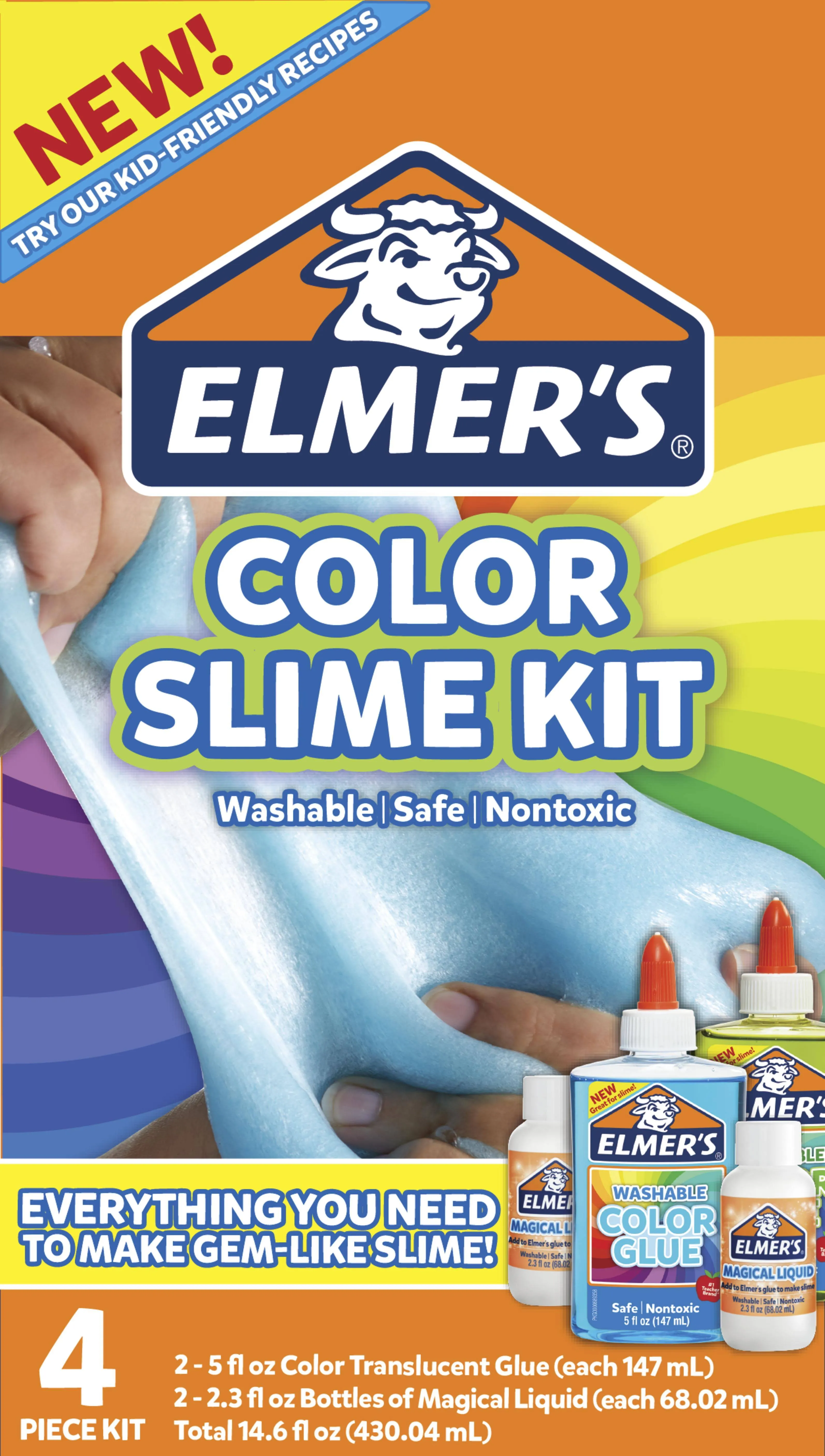 Elmers Slime Kit, Color, Gem-Like Blue