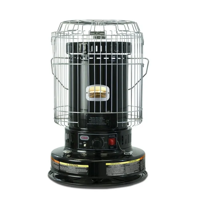 Dyna-Glo 23.8K BTU Indoor Kerosene Convection Heater - Black - Side Ignition