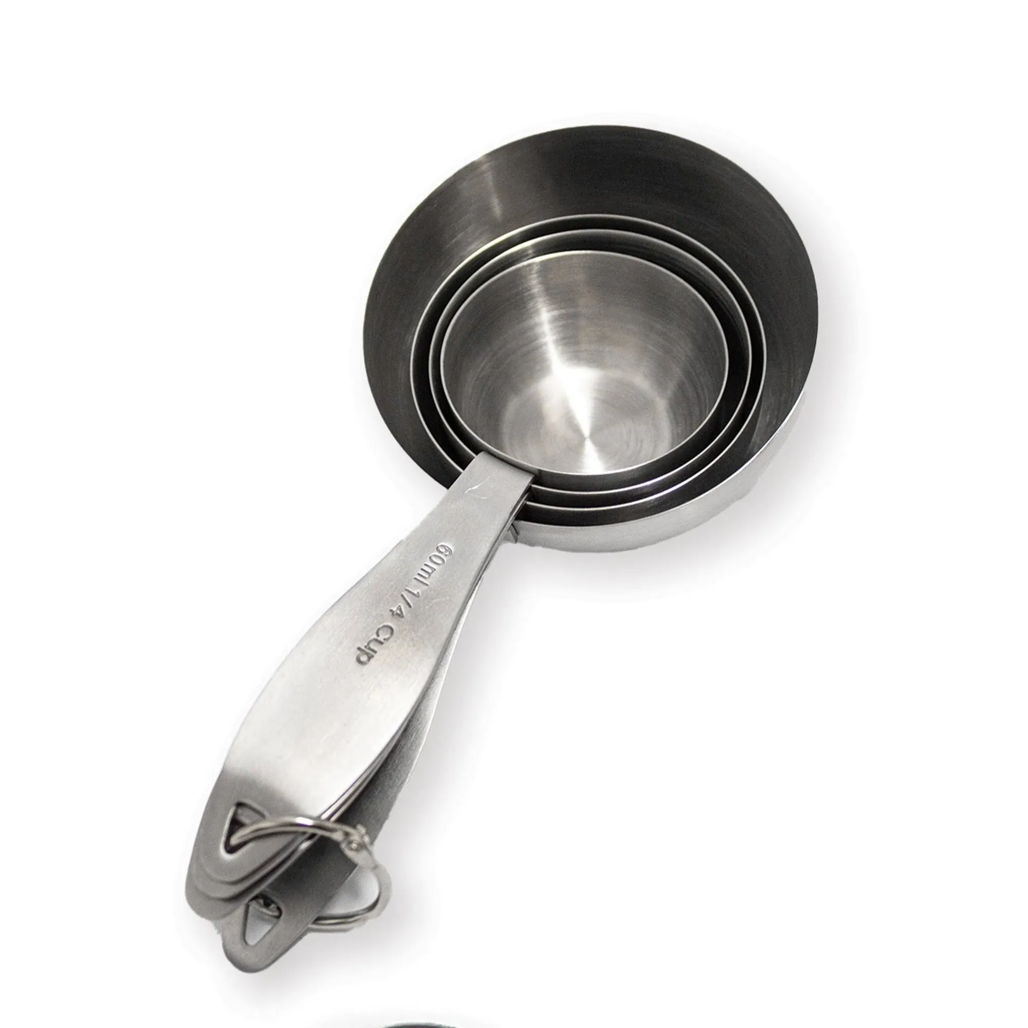 BergHOFF 4-Piece Stainless Steel Measuring Cup Set