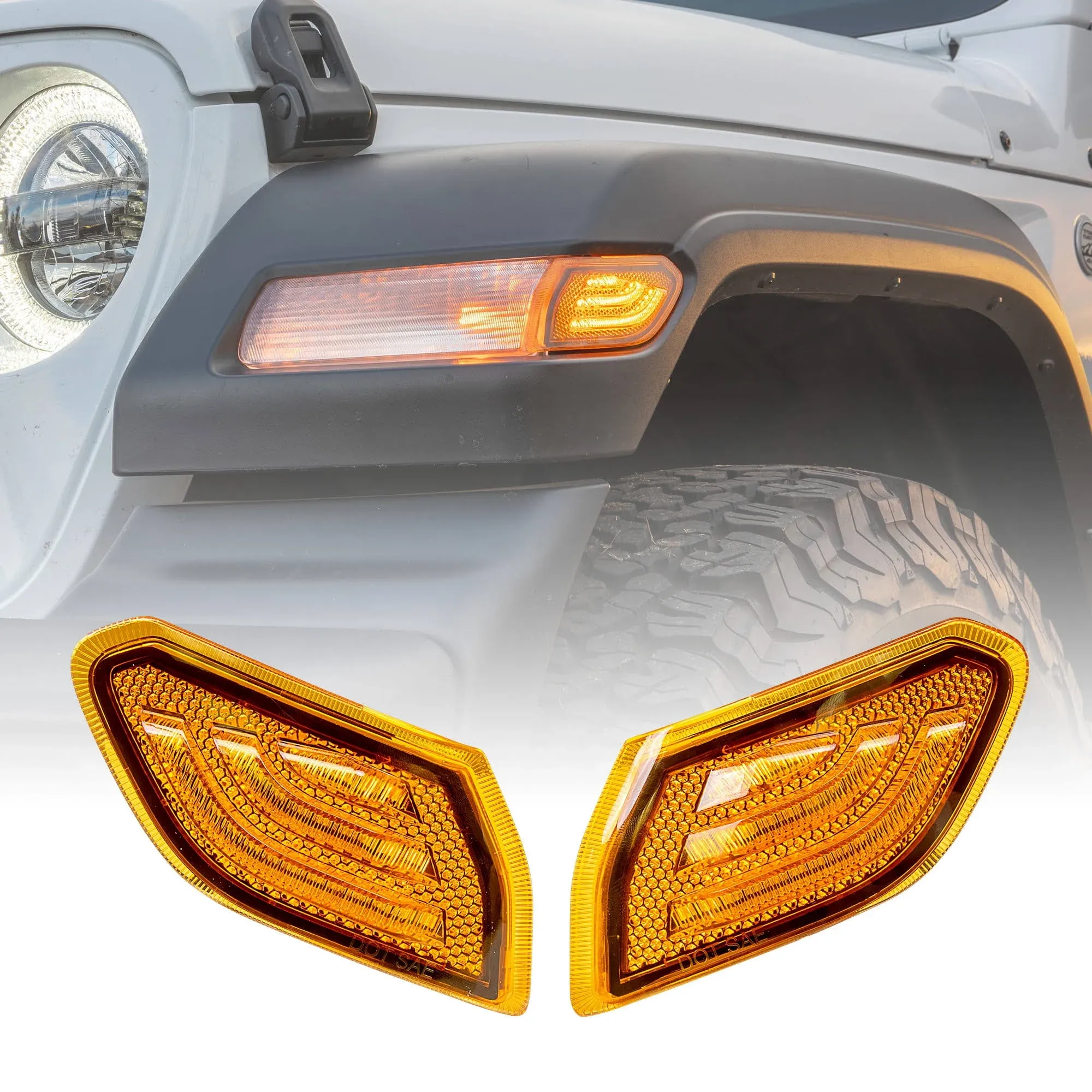 Jeep LED Turn Signal Marker Light Replacement