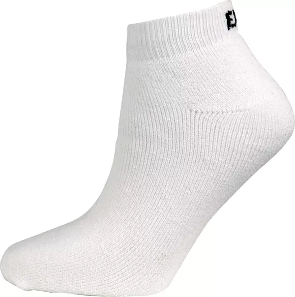 FootJoy Men's ComfortSof Sport Golf Socks - 3 Pack, Black