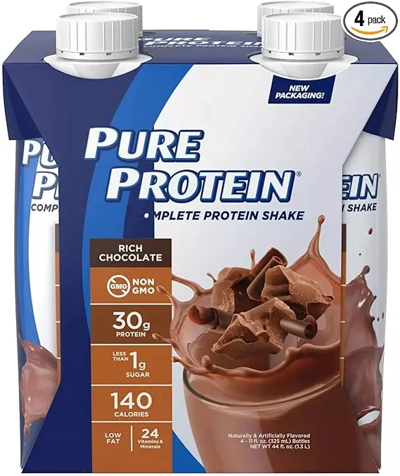 Pure Protein Complete Protein Shake Rich Chocolate