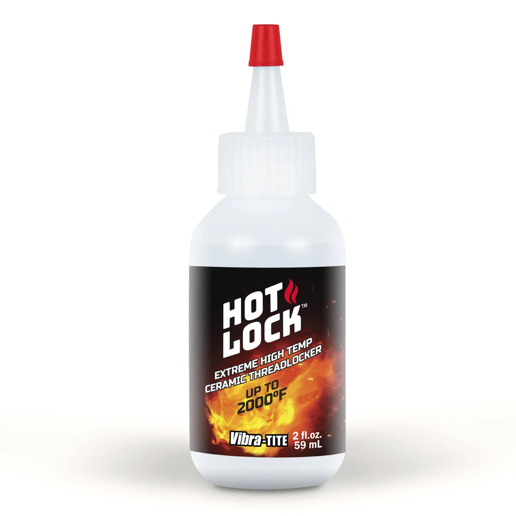 Vibra-TITE 19960 Hot-Lock Extreme High Temperature Threadlocker, Translucent