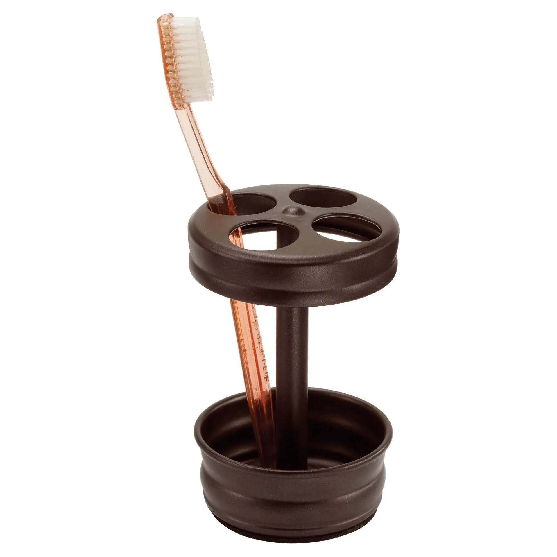 iDesign Olivia Toothbrush Holder, Bronze - Transitional - Toothbrush Holders - by iDesign | Houzz